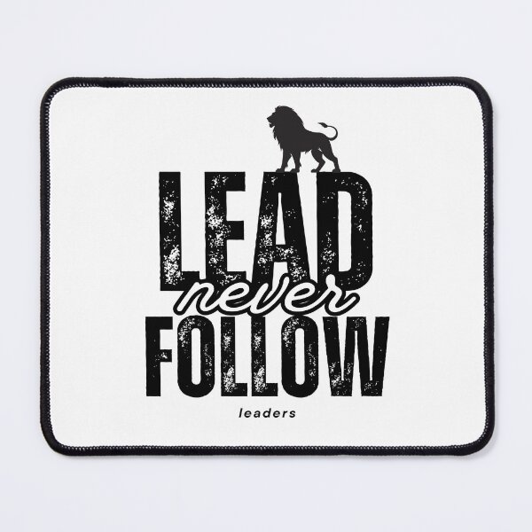 Item preview, Lead Never Follow Leaders | Bold Motivational Typography T-Shirt designed and sold by lamiarte.