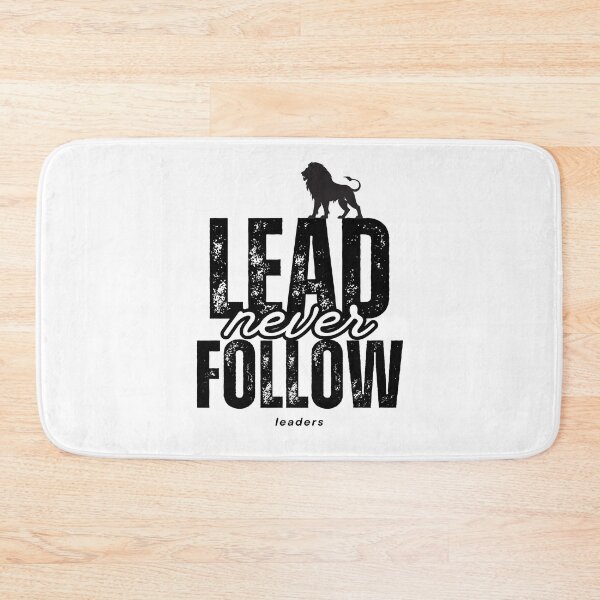 Item preview, Lead Never Follow Leaders | Bold Motivational Typography T-Shirt designed and sold by lamiarte.