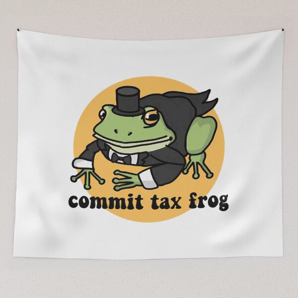 Item preview, Commit Tax Frog designed and sold by ChrisRhea8h.