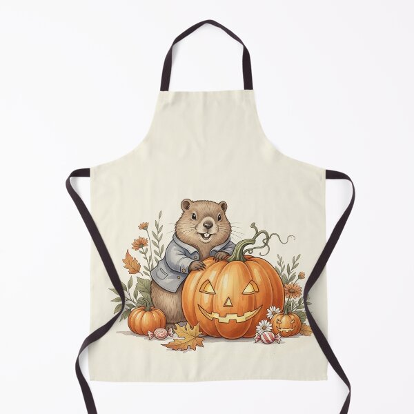 Item preview, Pumpkin Groundhog’s Halloween designed and sold by Pasteltone.