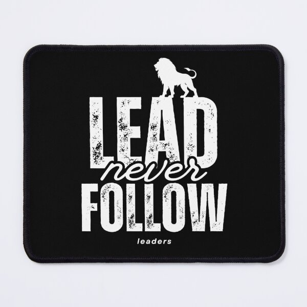 Item preview, Lead Never Follow Leaders | Bold Motivational Typography T-Shirt designed and sold by lamiarte.