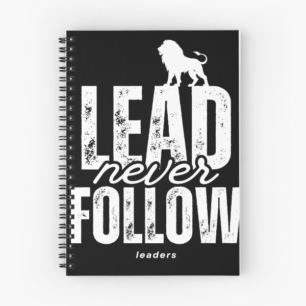Item preview, Lead Never Follow Leaders | Bold Motivational Typography T-Shirt designed and sold by lamiarte.