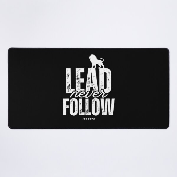 Item preview, Lead Never Follow Leaders | Bold Motivational Typography T-Shirt designed and sold by lamiarte.