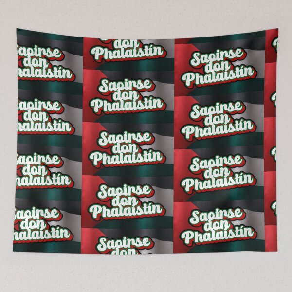 Item preview, Saoirse don Phalaistín Palestinian Flag WordArt designed and sold by feardeargcrafts.