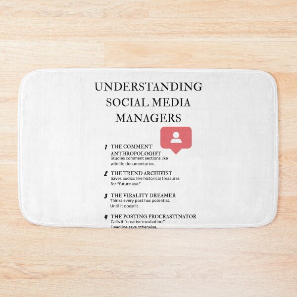 Item preview, Understanding Social Media Managers – Digital Life, Analog Stress designed and sold by PsyFlow35.