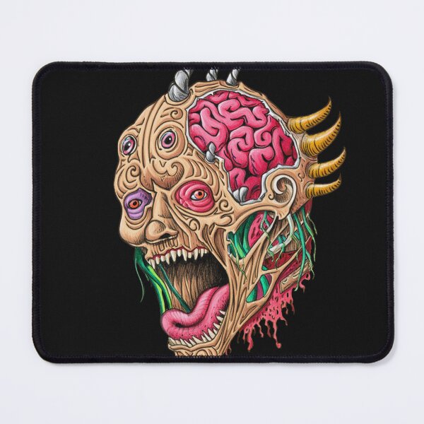 Item preview, Cool retro horror Heavy Metal monster flaming evil creature design artwork illustration designed and sold by Vintage Designs +.