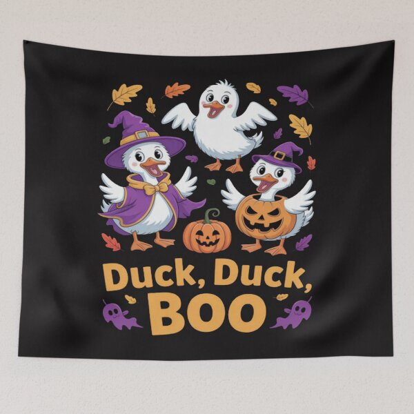 Item preview, Duck Duck Boo Funny Halloween designed and sold by ChrisRhea8h.