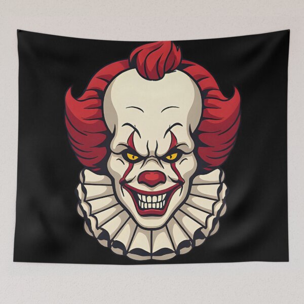 Item preview, Sinister Smile – Creepy Evil Clown Horror Art designed and sold by Karim-Karem.