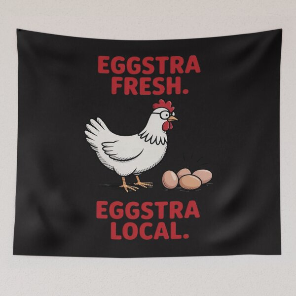 Item preview, Eggstra Fresh Local Funny Chicken designed and sold by ChrisRhea8h.