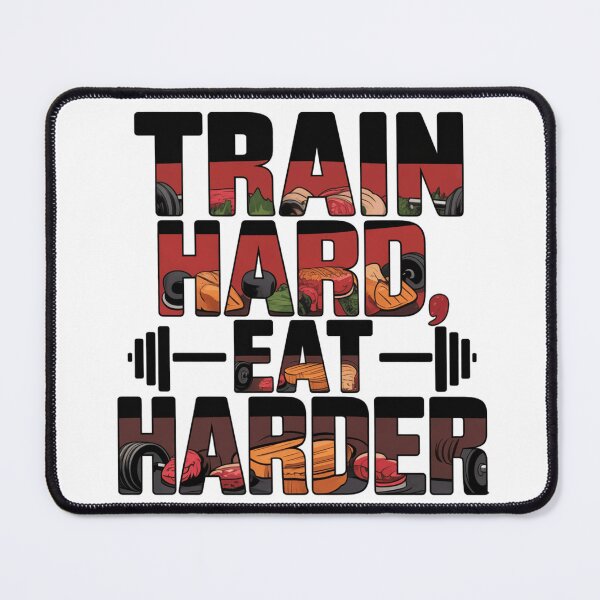 Item preview, TRAIN HARD EAT HARDER designed and sold by DeisgnsbyGK.