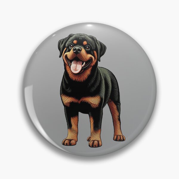 Item preview, Rottweiler Joy: Bold Pup with Big Energy designed and sold by 3MillsDesign.