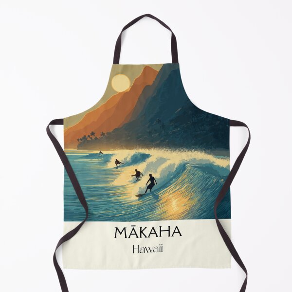 Item preview, Mākaha Oʻahu Surfing | Big Wave Ocean Art Print designed and sold by TuncGK.