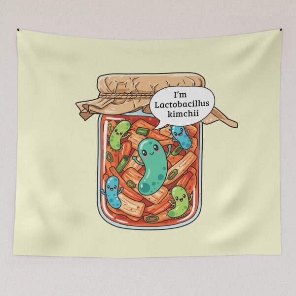 Item preview, I’m Lactobacilius kimchii – Cute Korean Food Design designed and sold by mycreastyle.