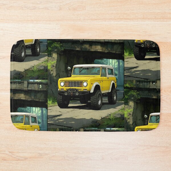 Item preview, Retro Yellow Off-Road Cruiser designed and sold by tomkaz77studio.