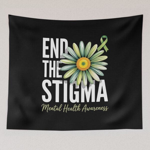 Item preview, Mental Health Awareness Brain Illness Support Flower designed and sold by HaileyRobel.