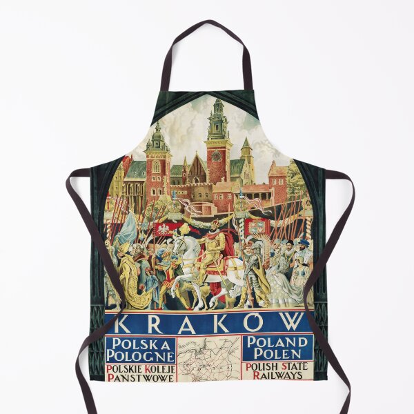Item preview, Vintage Krakow Travel Poster | 1936 Polish State Railways | Historical Art Print & Medieval Imagery | Collectible Wall Decor designed and sold by artofuniverse.