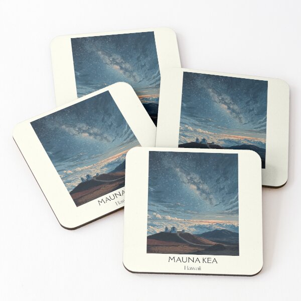 Item preview, Mauna Kea Hawaii Summit | Starry Night Sky Art Print designed and sold by TuncGK.