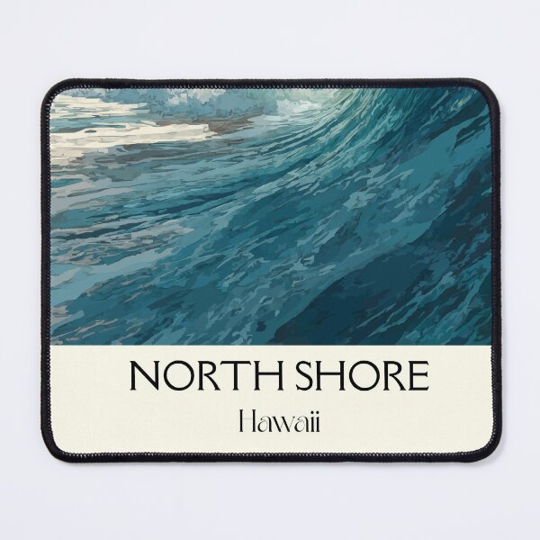 Item preview, North Shore Oʻahu Hawaii | Perfect Curling Wave Art Print designed and sold by TuncGK.