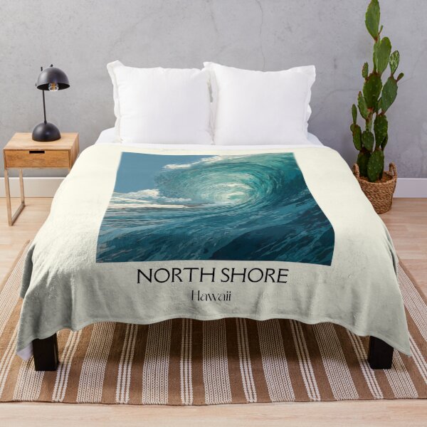 Item preview, North Shore Oʻahu Hawaii | Perfect Curling Wave Art Print designed and sold by TuncGK.