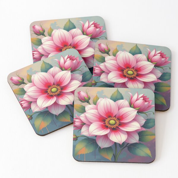 Item preview, Pink Blooming Grace – Digital flower poetry between pastel dreams and surreal elegance designed and sold by FotoworldEdel.