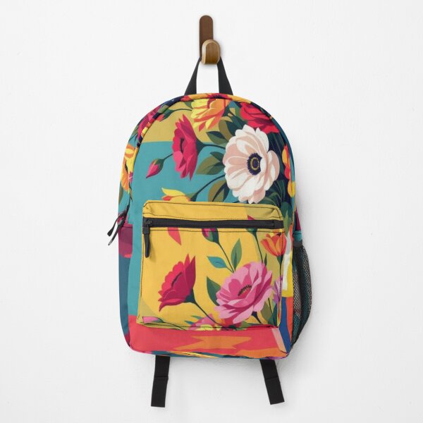 Item preview, Bold Bouquet – A splendid display of color in digital harmony between stripes, blossoms & color blocks designed and sold by FotoworldEdel.