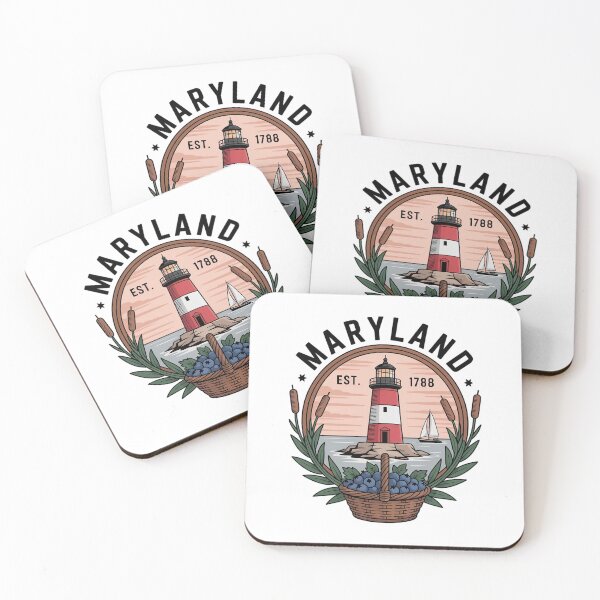 Item preview, Maryland State 1788 Sailboat Lighthouse Bay designed and sold by RayArmstrong.