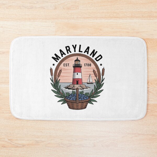 Item preview, Maryland State 1788 Sailboat Lighthouse Bay designed and sold by RayArmstrong.