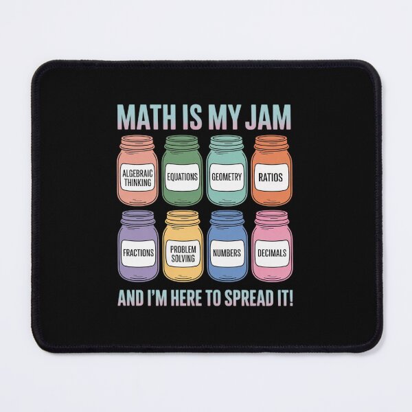Item preview, Math is My Jam I'm Here to Spread Funny Math Teacher Tie Dye designed and sold by HaileyRobel.