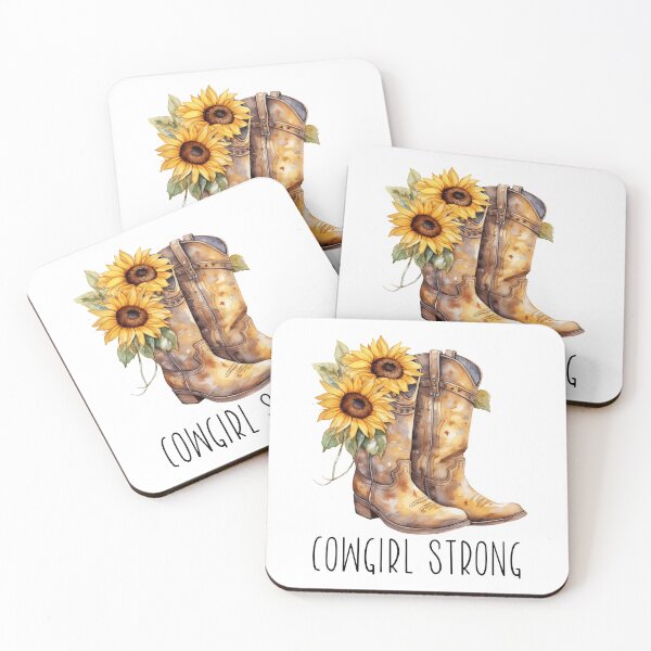 Item preview, Sunflower Cowgirl Boots - Cowgirl strong designed and sold by Shelley Winters.