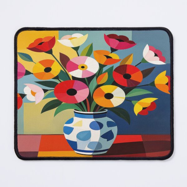 Item preview, Bold Bouquet – A splendid display of color in digital harmony between stripes, blossoms & color blocks designed and sold by FotoworldEdel.