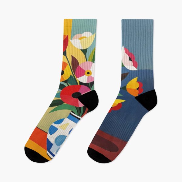 Item preview, Bold Bouquet – A splendid display of color in digital harmony between stripes, blossoms & color blocks designed and sold by FotoworldEdel.