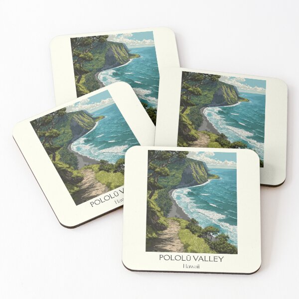 Artikelvorschau, Pololū Valley Hawaii Aussichtspunkt | Big Island Kunstdruck entworfen und verkauft von TuncGK.
