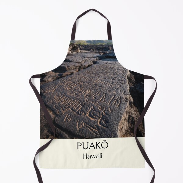 Item preview, Puakō Hawaii Petroglyph Shore | Big Island Art Print designed and sold by TuncGK.