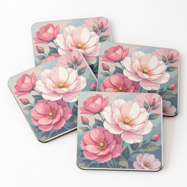 Item preview, Pink Blooming Grace – Digital flower poetry between pastel dreams and surreal elegance designed and sold by FotoworldEdel.