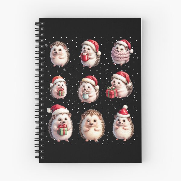 Item preview, Funny Christmas little Hedgehogs Design designed and sold by ketkacreations.