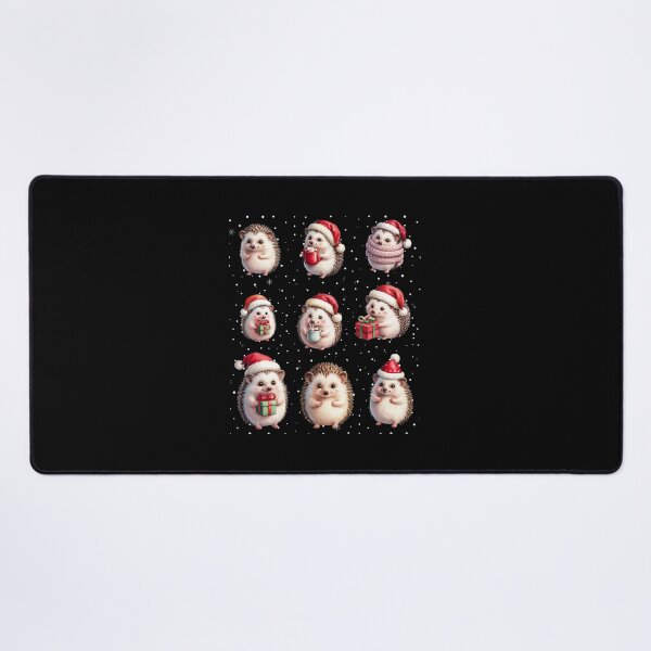 Item preview, Funny Christmas little Hedgehogs Design designed and sold by ketkacreations.