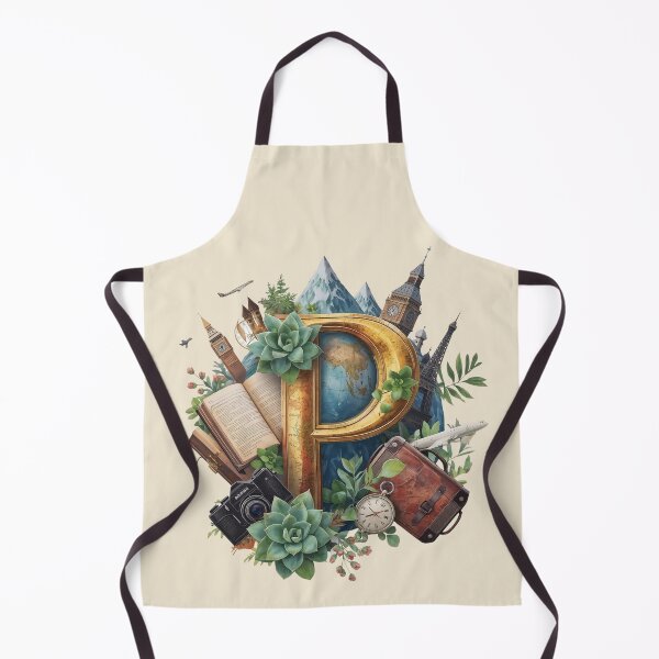 Item preview, Adventure Awaits – Letter P Vintage Travel Monogram | Passport, Pathways & Possibilities designed and sold by AmenAlways.