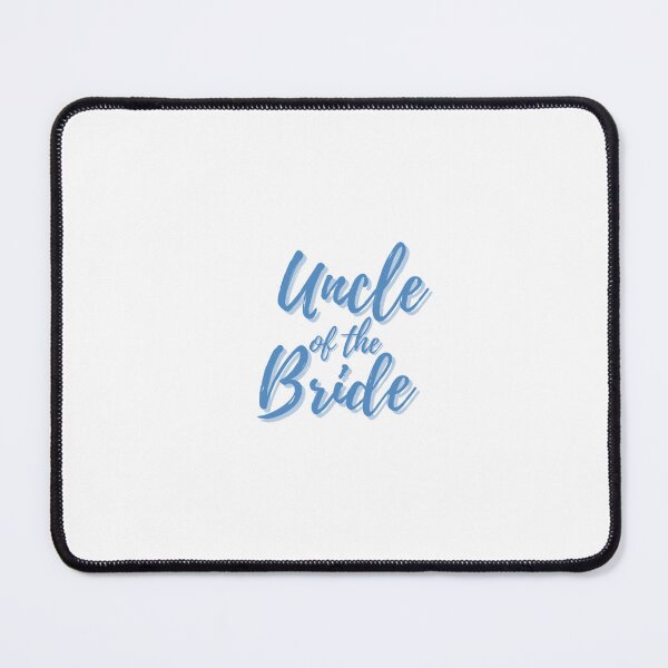 Item preview, Stylish Blue Script Uncle of the Bride designed and sold by DixieGirlStudio.