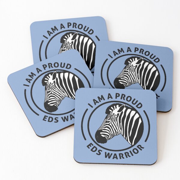 Item preview, Zebra Strong - I Am A Fierce EDS Warrior designed and sold by Jesabee Designs.
