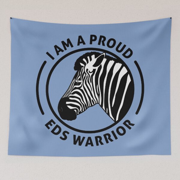 Item preview, Zebra Strong - I Am A Fierce EDS Warrior designed and sold by Designs by Jesabee.