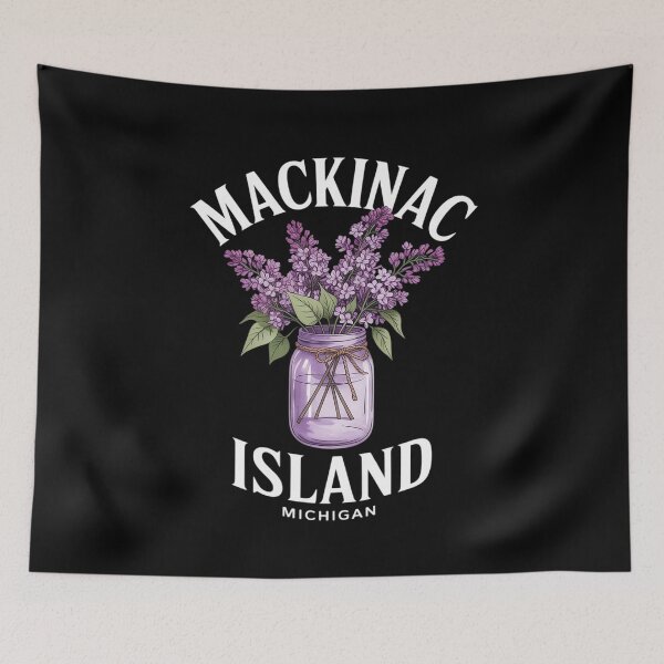 Item preview, Mackinac Island Michigan Lilacs Lilac Festival State designed and sold by HaileyRobel.