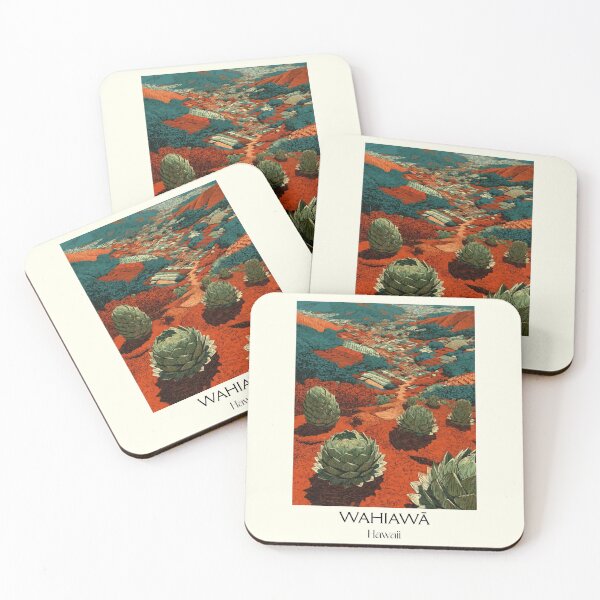 Item preview, Wahiawā Oʻahu Hawaii | Pineapple Fields Art Print designed and sold by TuncGK.