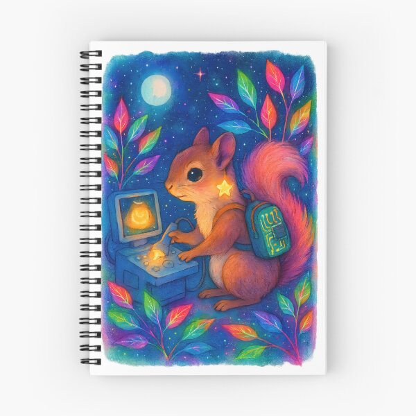Item preview, Squirrel BMET Halloween Glow Art Print | Biomedical Equipment Technician Fall Decor designed and sold by ClinicalHubs.