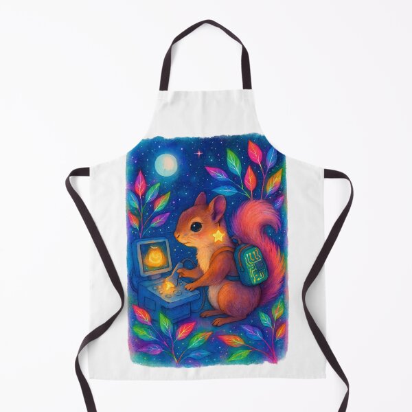 Item preview, Squirrel BMET Halloween Glow Art Print | Biomedical Equipment Technician Fall Decor designed and sold by ClinicalHubs.