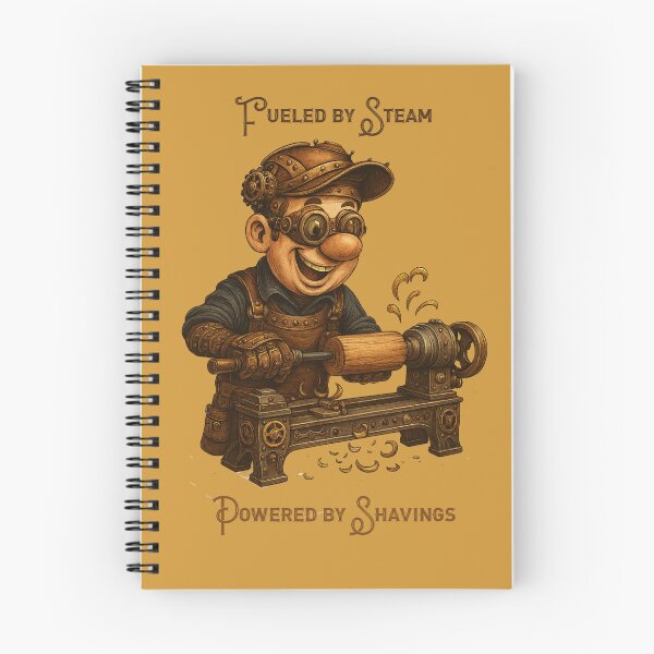 Item preview, Steampunk turner- Fueled by Steam, Powered by Shavings designed and sold by Brickroad Dsigns.