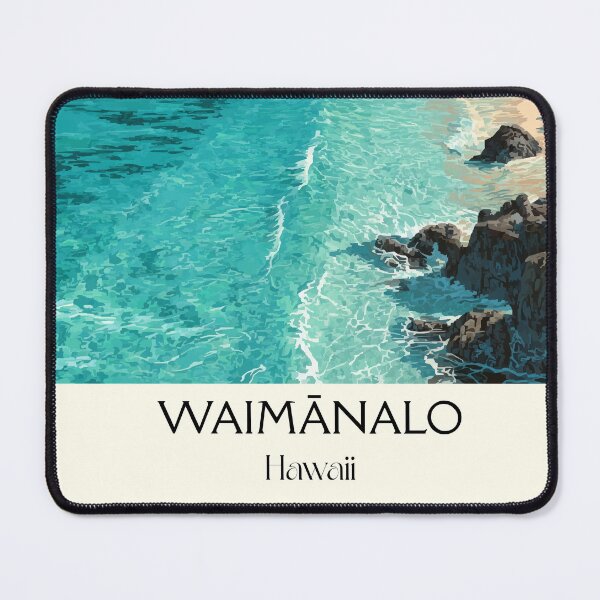 Item preview, Waimānalo Oʻahu Hawaii Beach | Turquoise Water Art Print designed and sold by TuncGK.