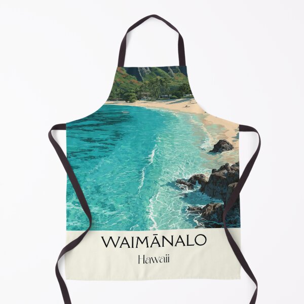 Item preview, Waimānalo Oʻahu Hawaii Beach | Turquoise Water Art Print designed and sold by TuncGK.