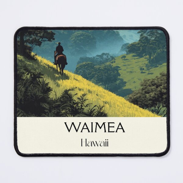 Item preview, Waimea Hawaii Misty Valley | Upcountry Art Print designed and sold by TuncGK.