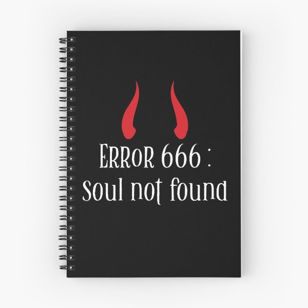 Item preview, Error 666: soul not found from Halloween Evil's computer designed and sold by SWR Studio.