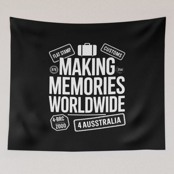 Item preview, Making Memories Worldwide Family Travel Stamp designed and sold by MinaReinger.